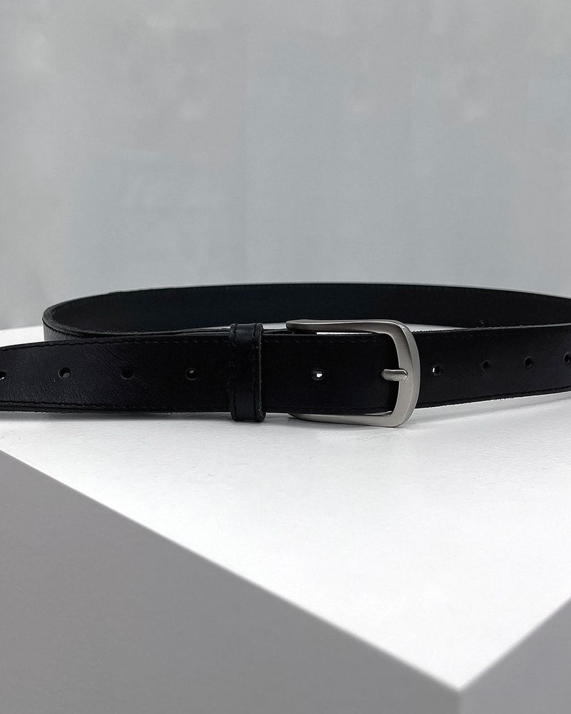 NEXT 30mm Leather long belt (1colors)