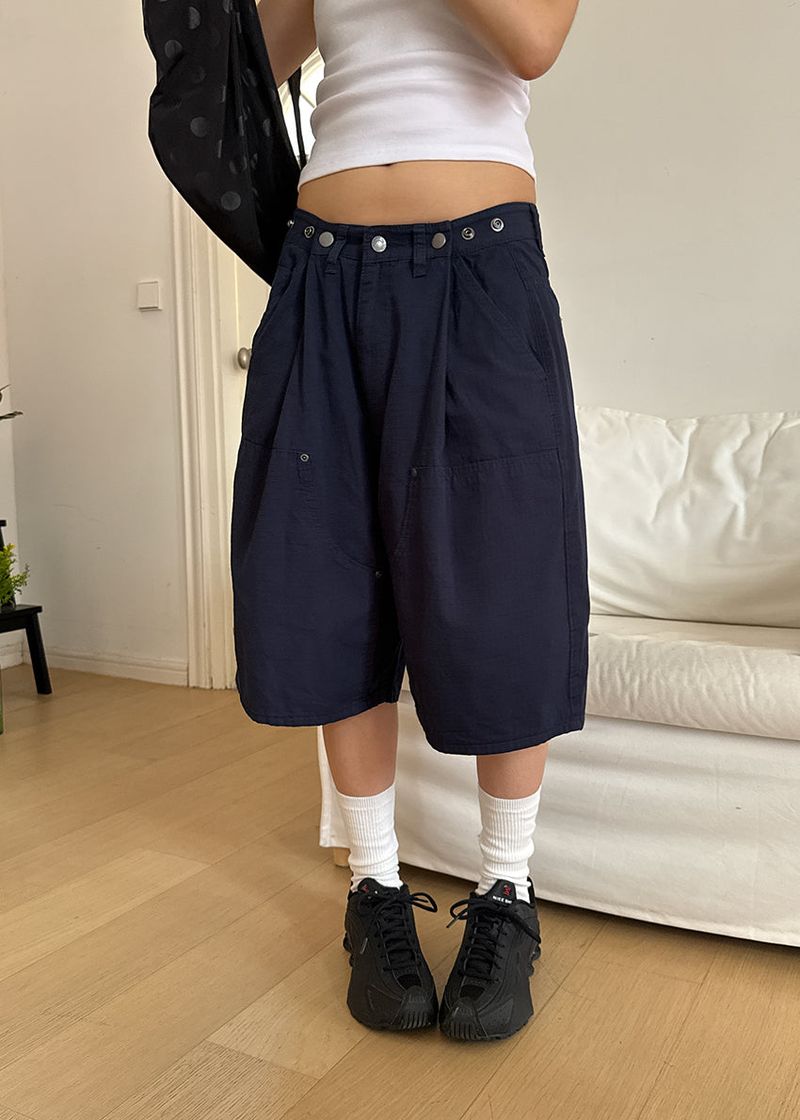 SNAP BERMUDA PANTS