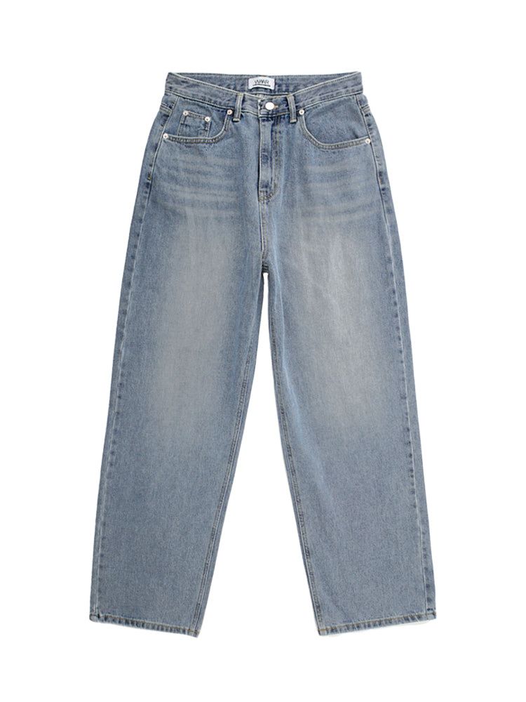 M186 BASIC WIDE DENIM PANTS