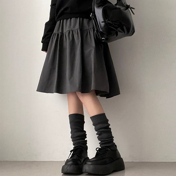hijjoo（ハイチュー）の「Keomidi incision flared skirt（Skirts）」