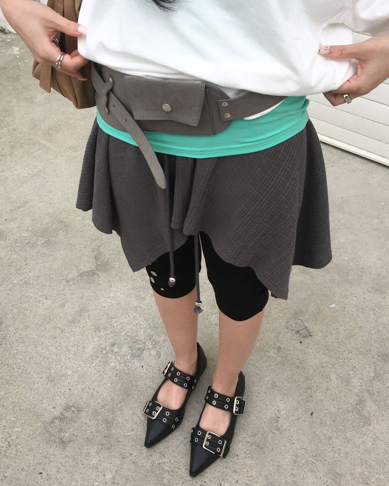 Folding flare skirt