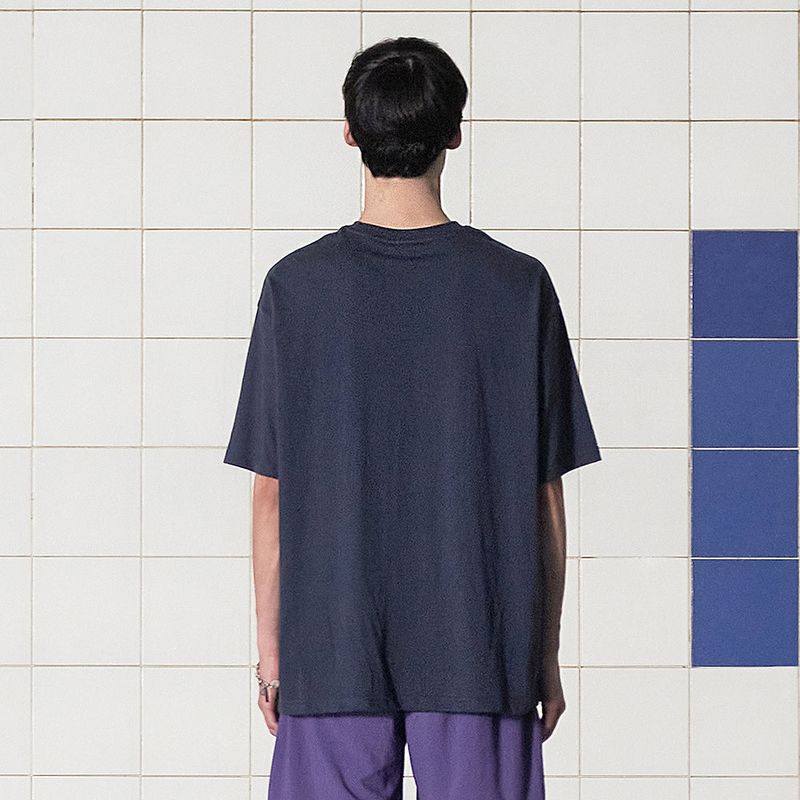ARCH LOGO T SHIRT / NAVY
