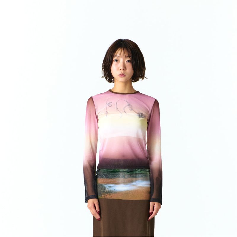 KILLING MOSQUITO MESH TOP (PINK)