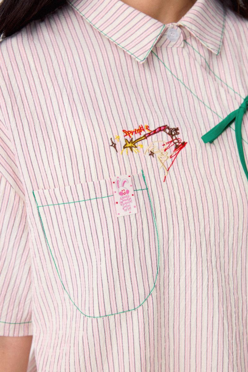 Dear Days Petal Boxy Shirt (Pink)