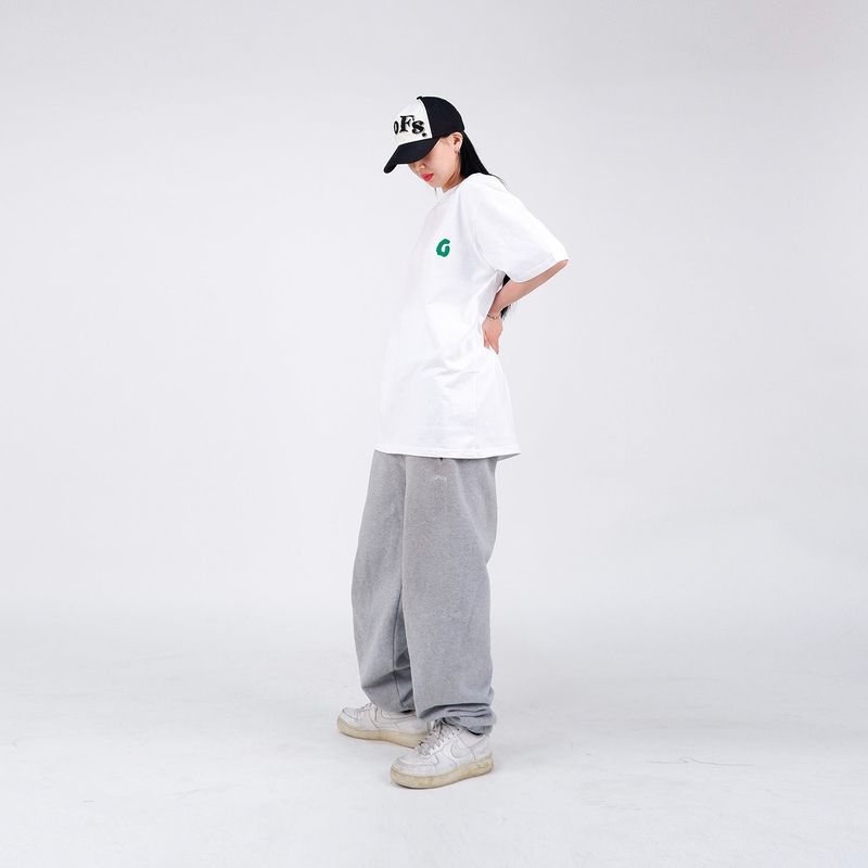 GOOFOFF MAIN LOGO TEE - ( White - Green )