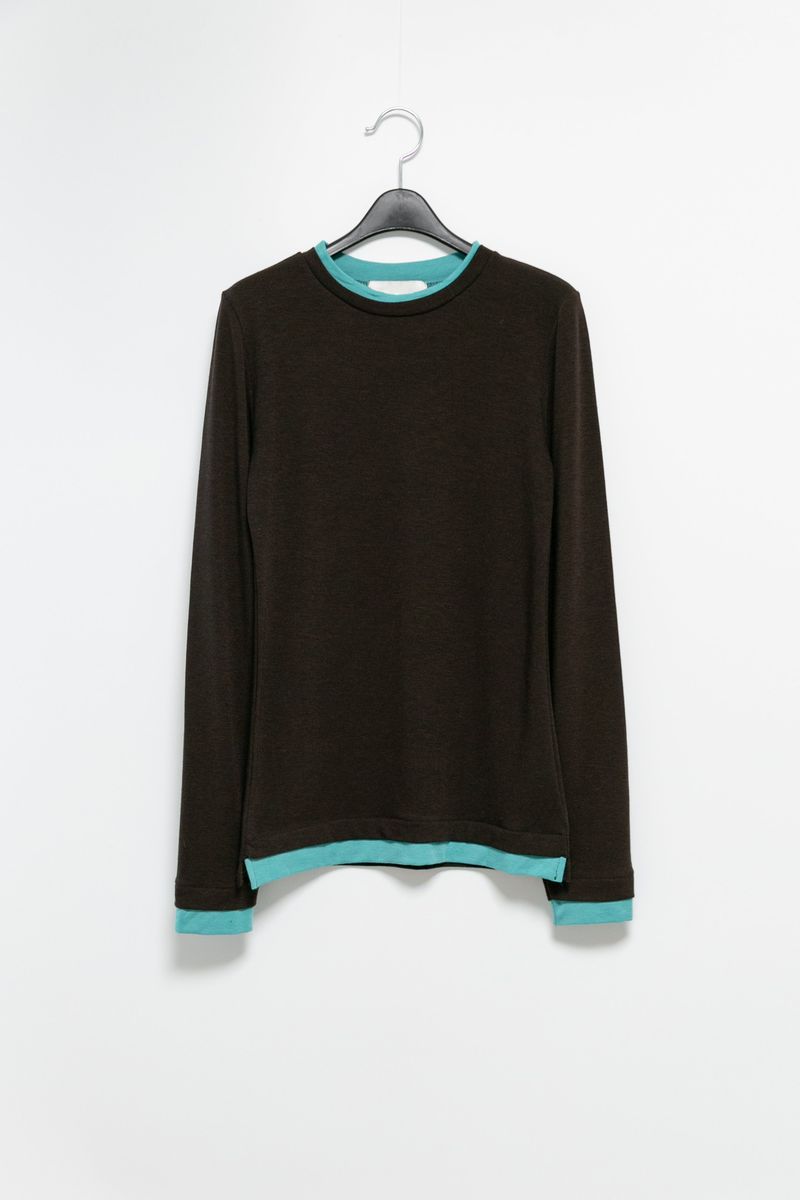 color layered long top(4colors)