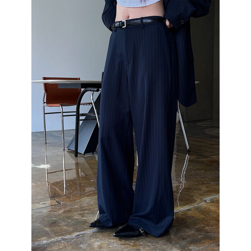 LAURANT（ロラン）の「[S/S] Stripe wide slacks(2color)（Pants）」