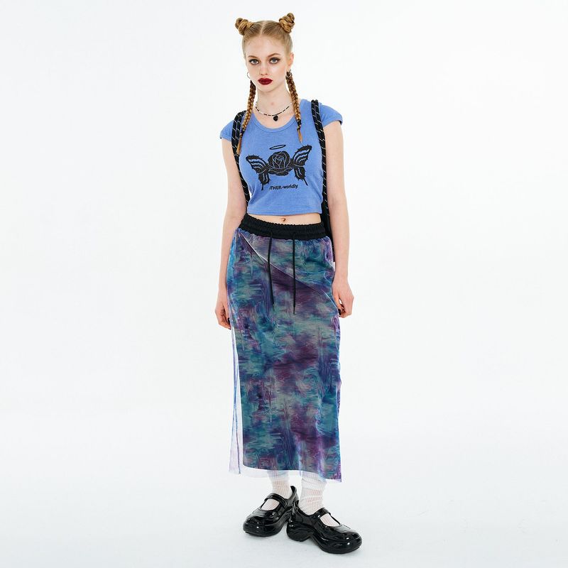 Ribbon Gym Sack [Blue]