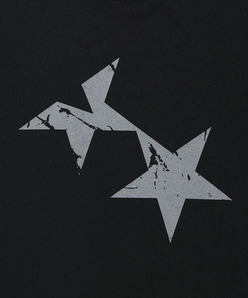 W TWIN STAR SS TEE BLACK(CV2GMFT516A)
