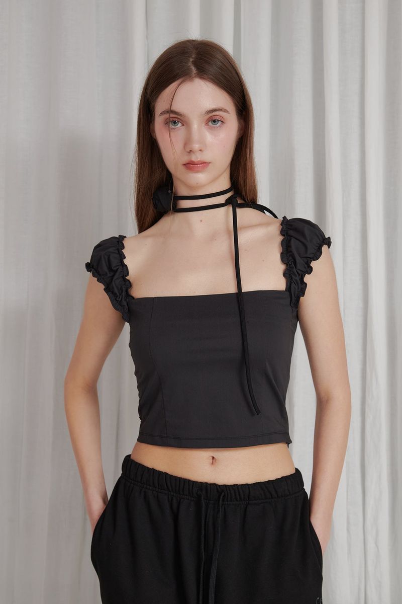 BRITNEY TOP charcoal