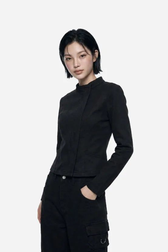 EEUN（イウン）の「26FW★ [ EEUN MADE ] Slim Suede Jacket（Jackets/Outerwear）」