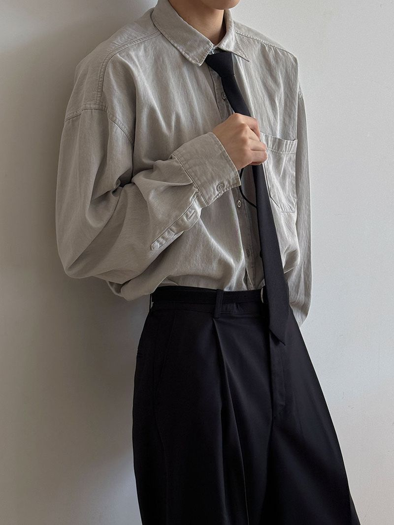 ASCLO(エジュクロ)の「ASCLO Fade Wash Cotton Shirt (6color)(Tops)」