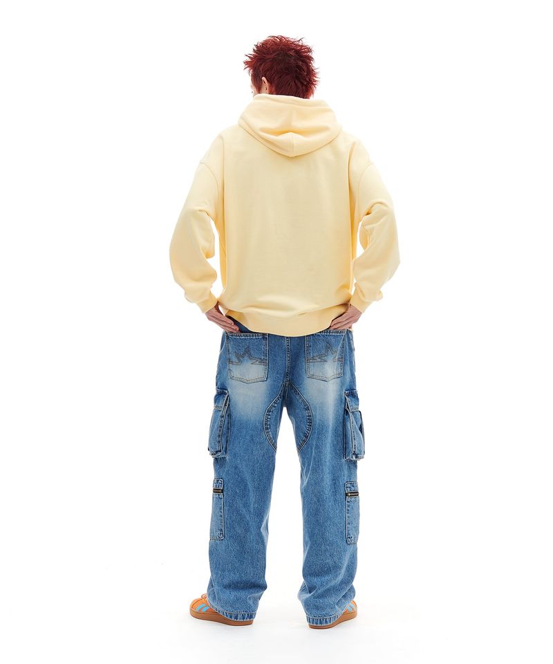 MULTI POCKET DENIM PANTS (LIGHT BLUE)