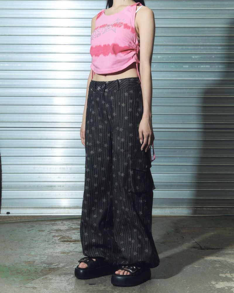 CHERRYQUIRI(チェリーキュリー)の「denim cargo pt - black(Pants)」