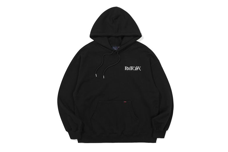 MONOCHROME HOODIE_BLACK