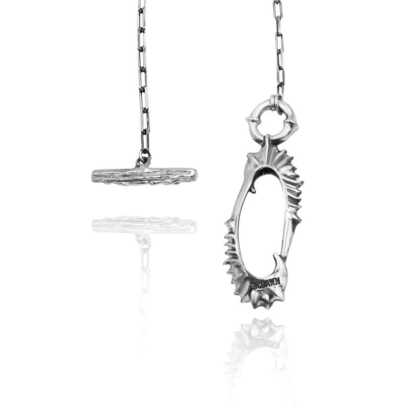 FAIRY CLAW DOUBLE NECKLACE ( silver 925 )