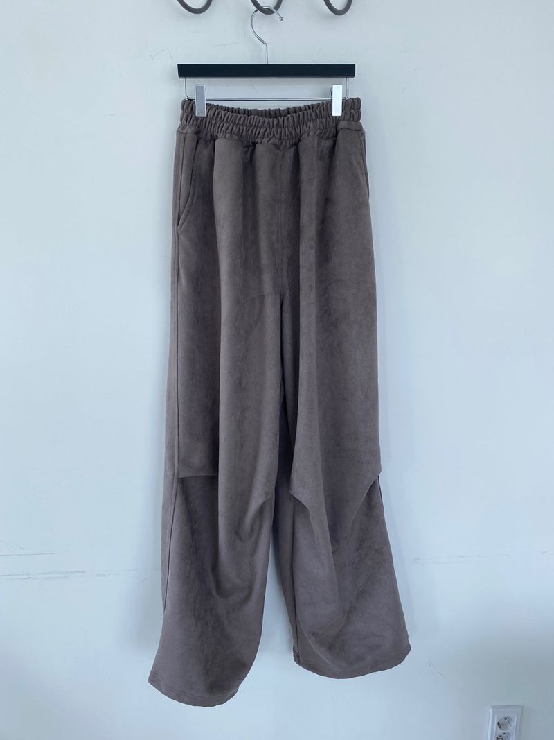 Dan Suede Balloon Pants 3C