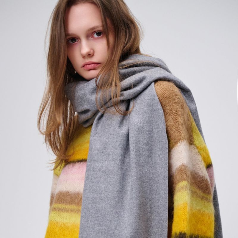 MARIEBEAR muffler_lightgrey