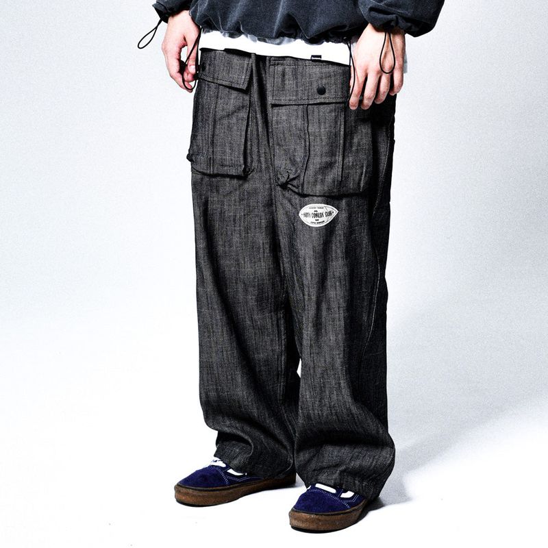 freakishbuilding(フリーキッシュビルディング)の「NUMBER EIGHT WIDE CARGO PANTS (BLACK)(Pants)」