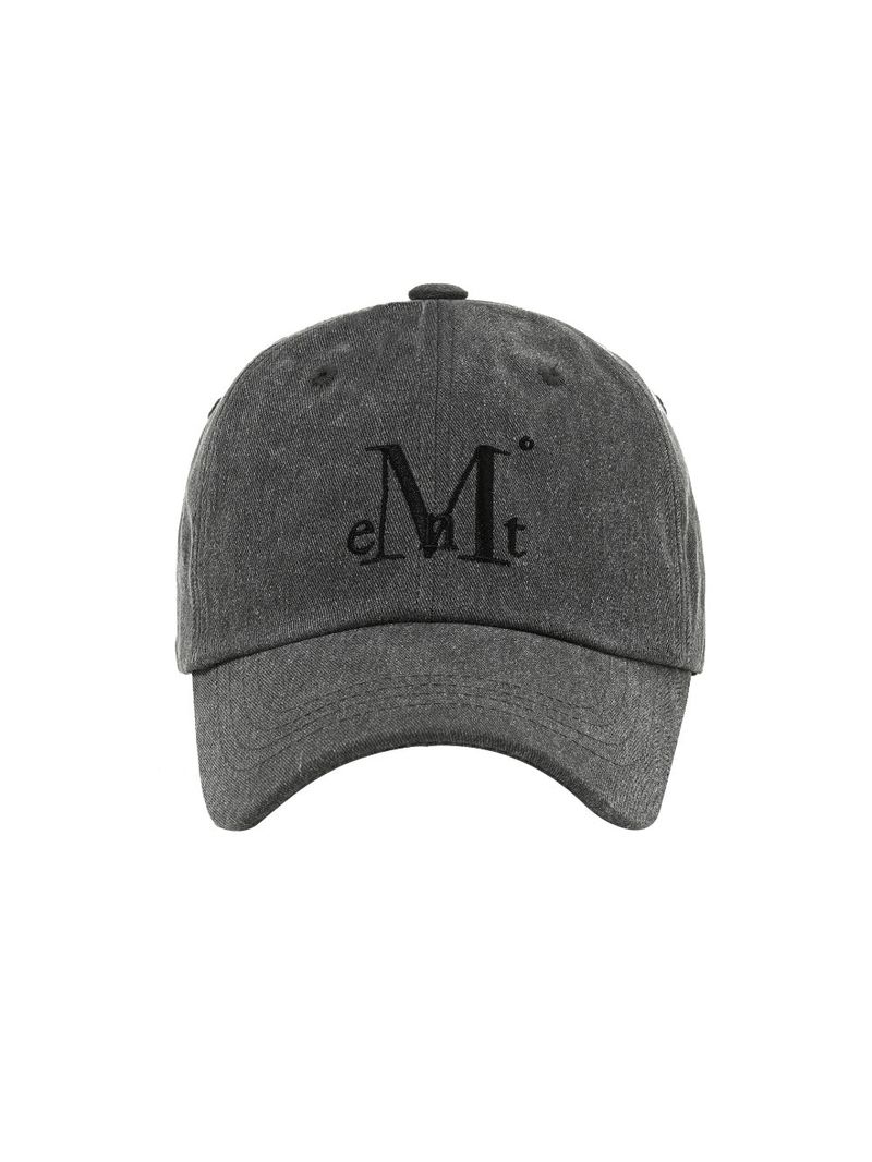 MUCENT BALL CAP (Dyeing gray denim)