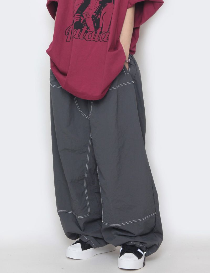 nutellike(ヌテールライク)の「double-stitch nylon pants(Pants)」
