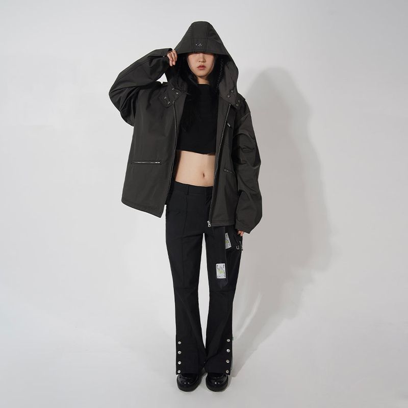 RUSTLE STITCH HOOD JP (3color!)