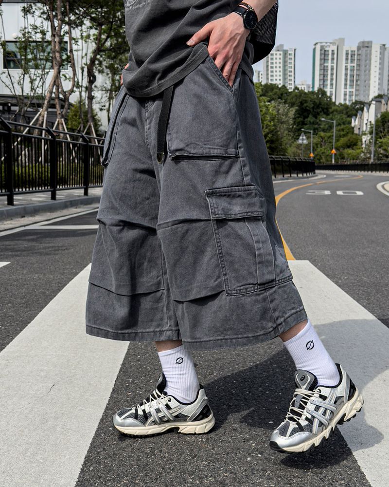 RUBINE 7‑PART CARGO BERMUDA PANTS