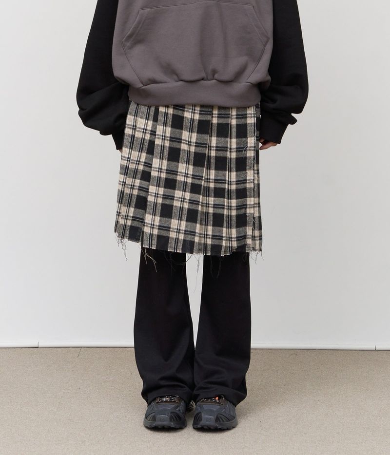 HIFIFNK(ハイファイファンク)の「(W) Kite Cutting Checked Skirt(Skirts)」