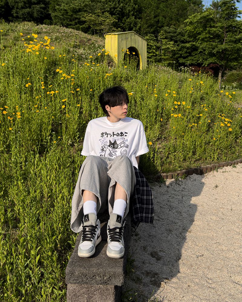 Lever Check Layered Bermuda Pants
