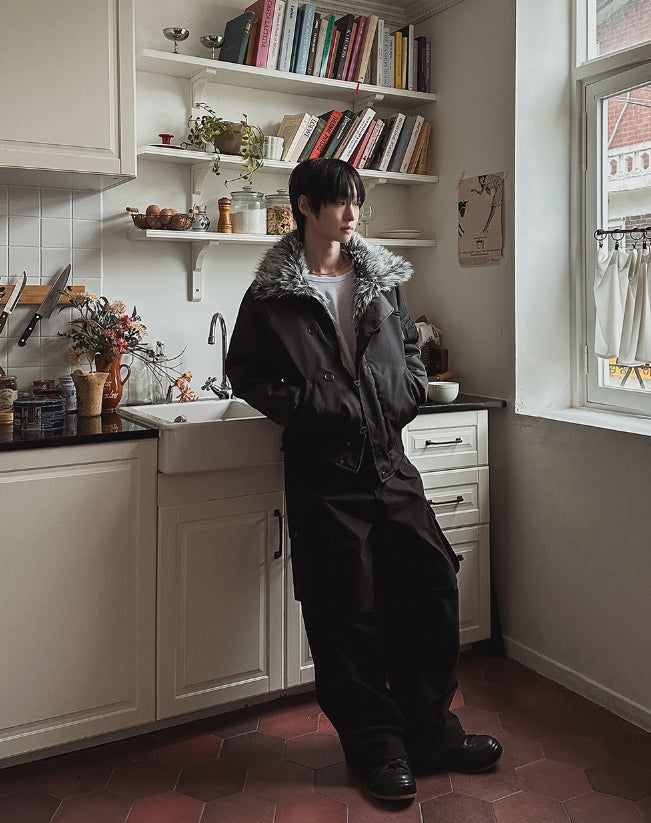 Rico High Neck Fur Jumper