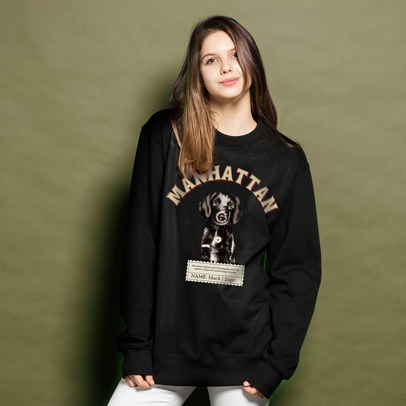 driftout（ドリフトアウト）の「600D-028 MAHATTAN DOG LAYERED SWEAT SHIRTS（Tops）」