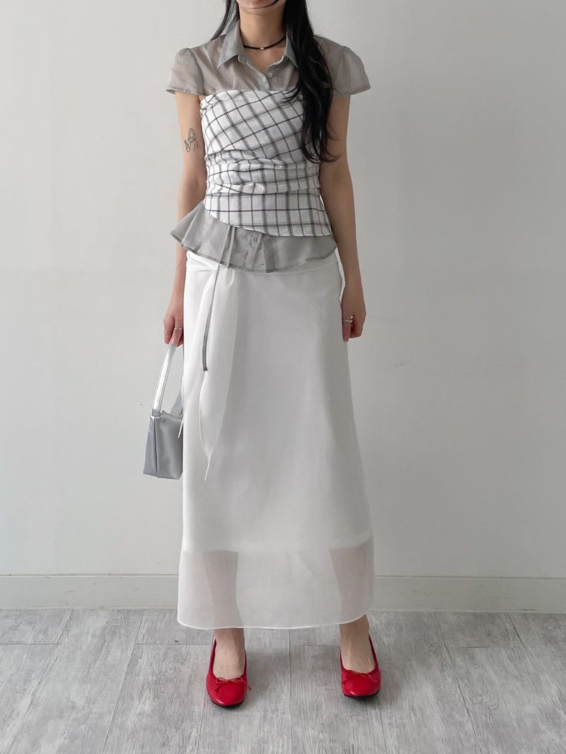 Rookie Chiffon Wrap Skirt