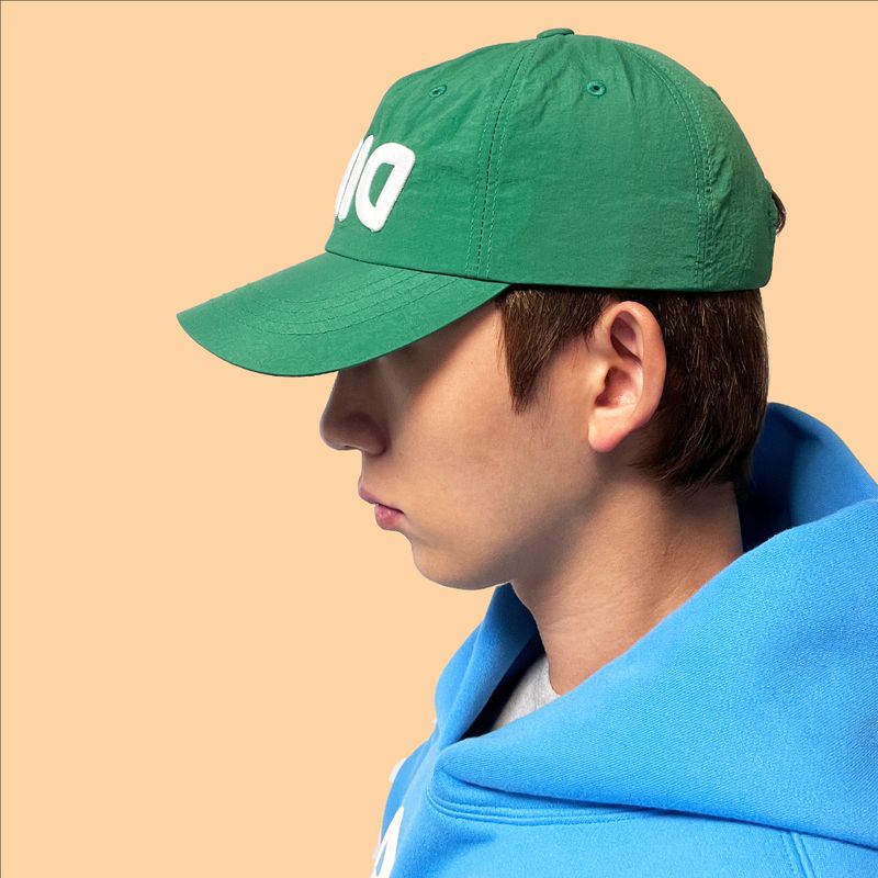 DIRE nylon ball cap Green