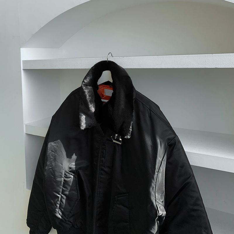 Fur Collar MA-1 Jumper (3color)