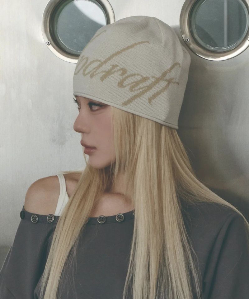UPDRAFT（アップドラフト）の「ジャカード ロール ビーニー [Ivory]（帽子）」