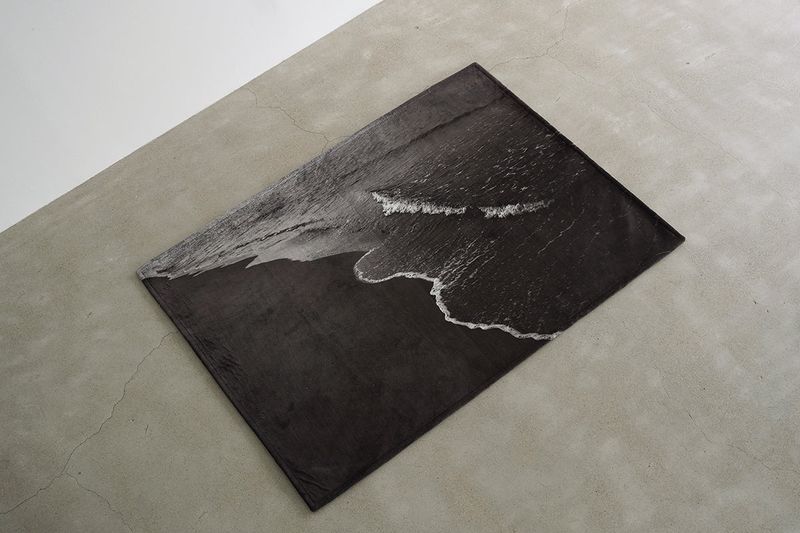 mono seaside rug - M
