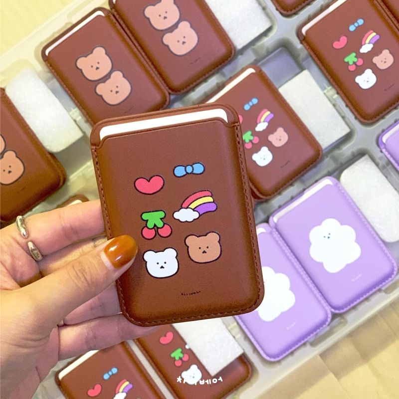 Chanibearの「Chanibear Magsafe Card Wallet (design 10)(Smartphone Accessories)」