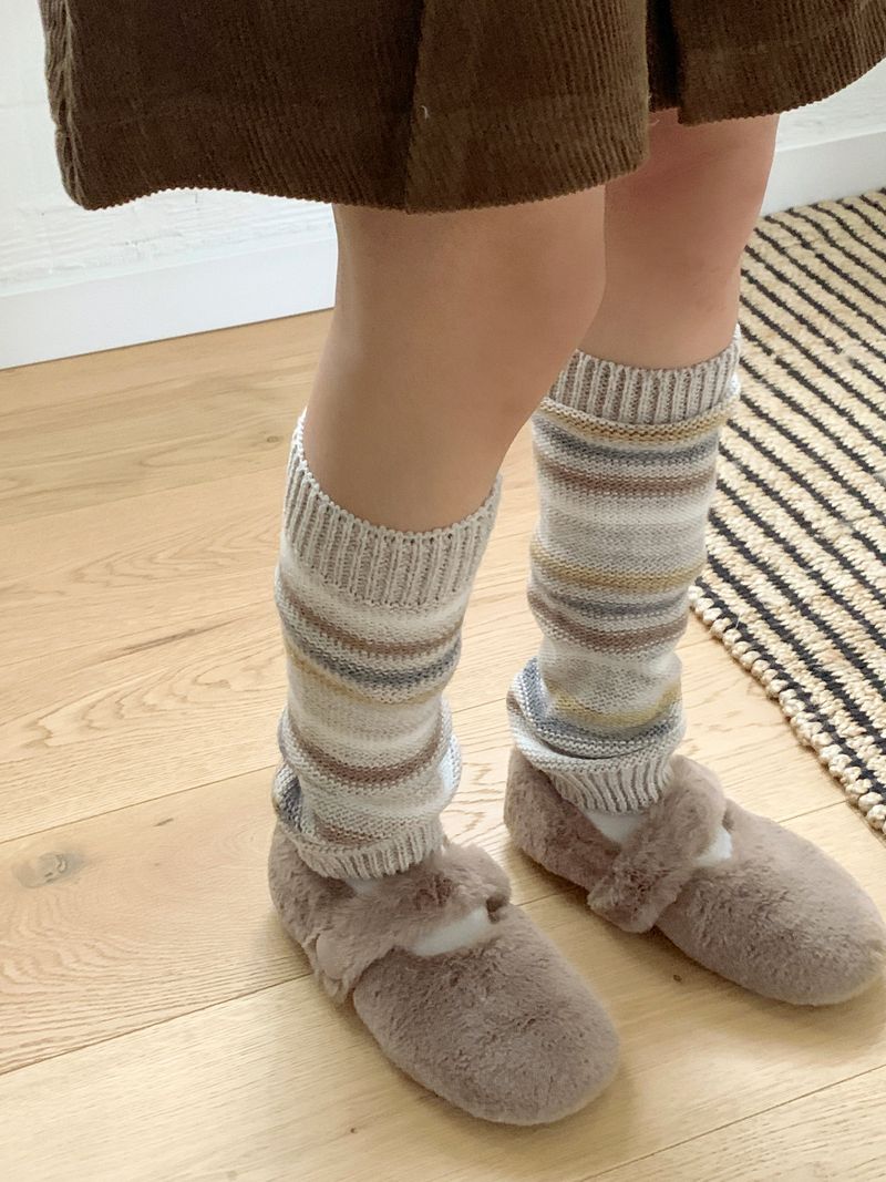 モゼンビンテージストライプレッグウォーマー