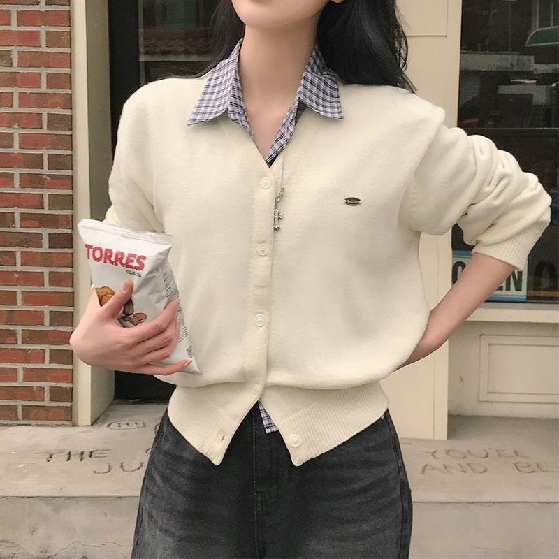 [bellide made] Merlin, Pendant V-neck Cardigan
