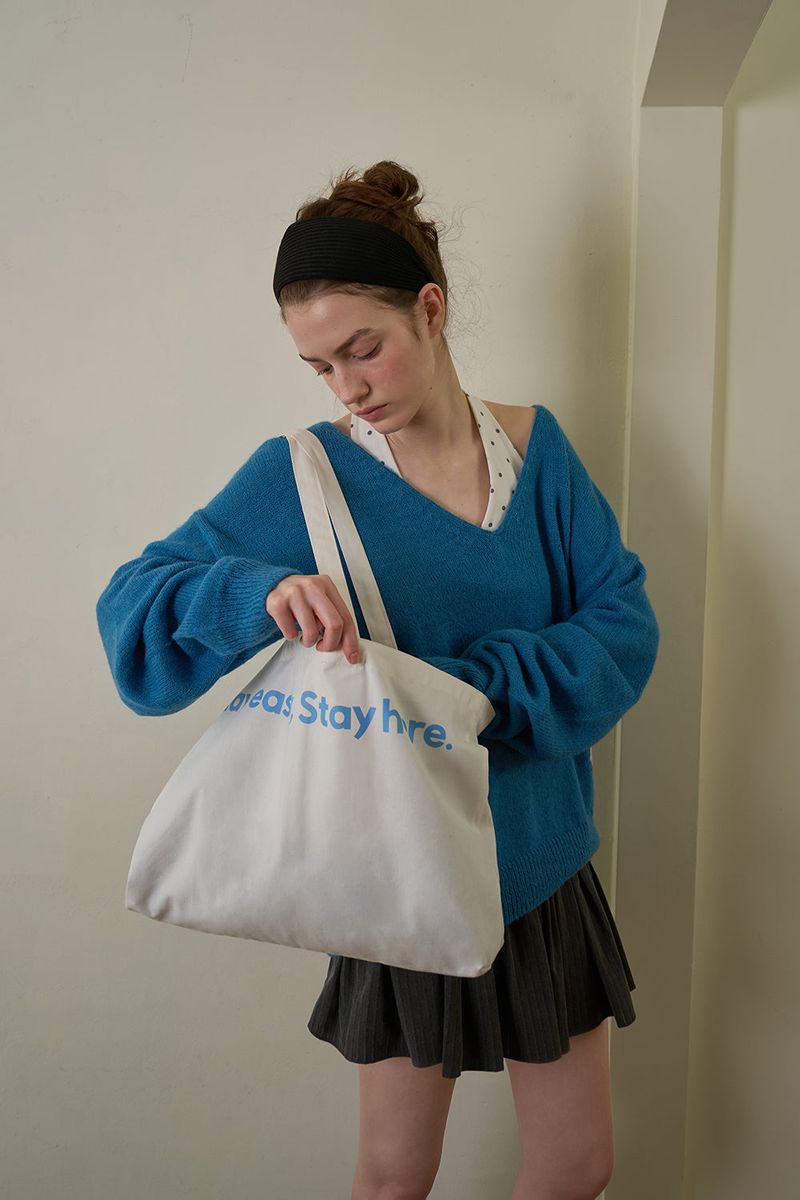 Stay eco bag_ivory