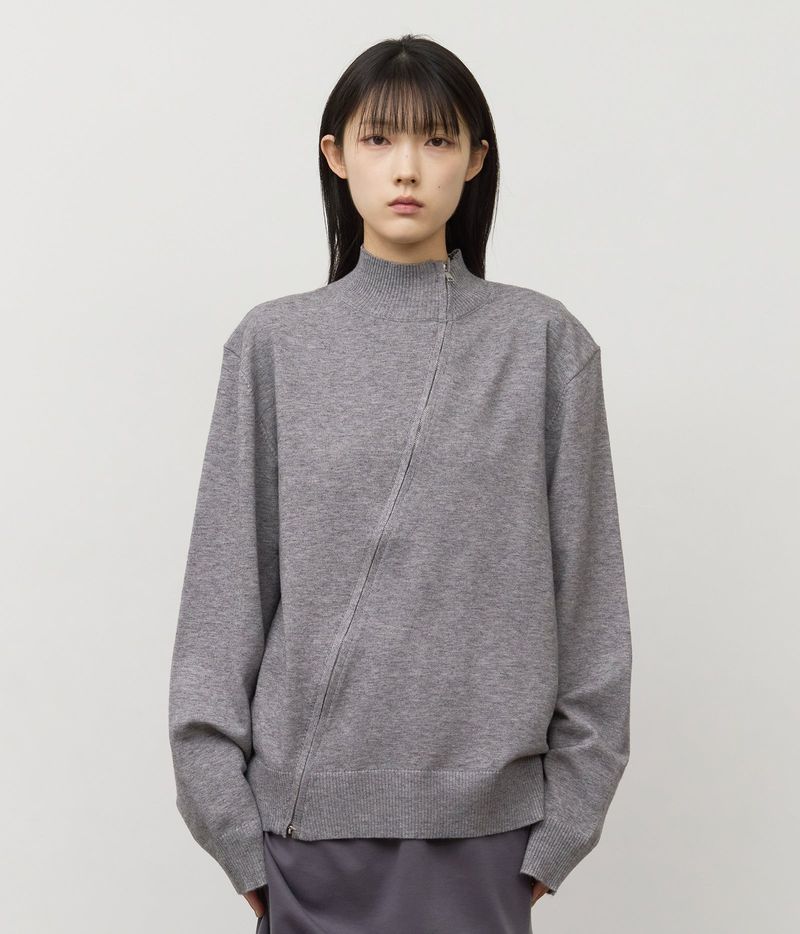 HIFIFNK(ハイファイファンク)の「Nito Slash Knitted Zip Up(Tops)」