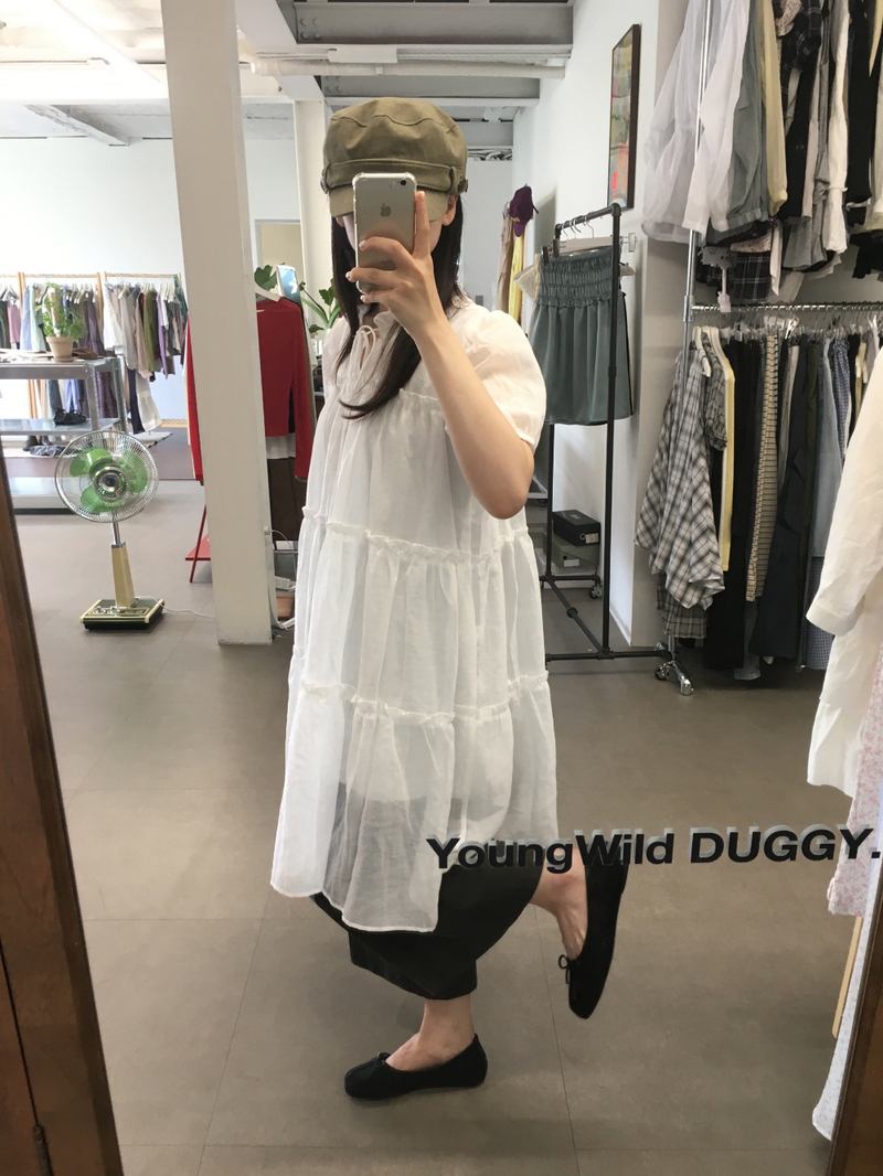 Nova Tiered Frill Dress (2color)
