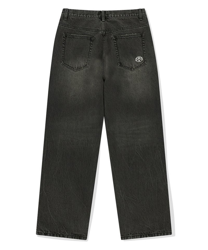 MUD WASHING DENIM PANT