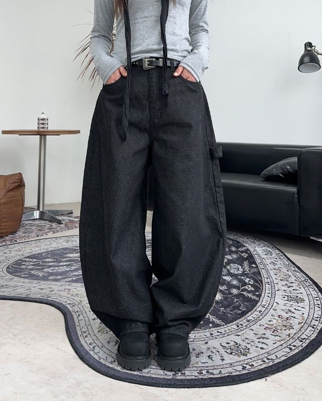 SATIIIZ（サティーズ）の「Cardin Leopard Cross Denim Pants（Pants）」