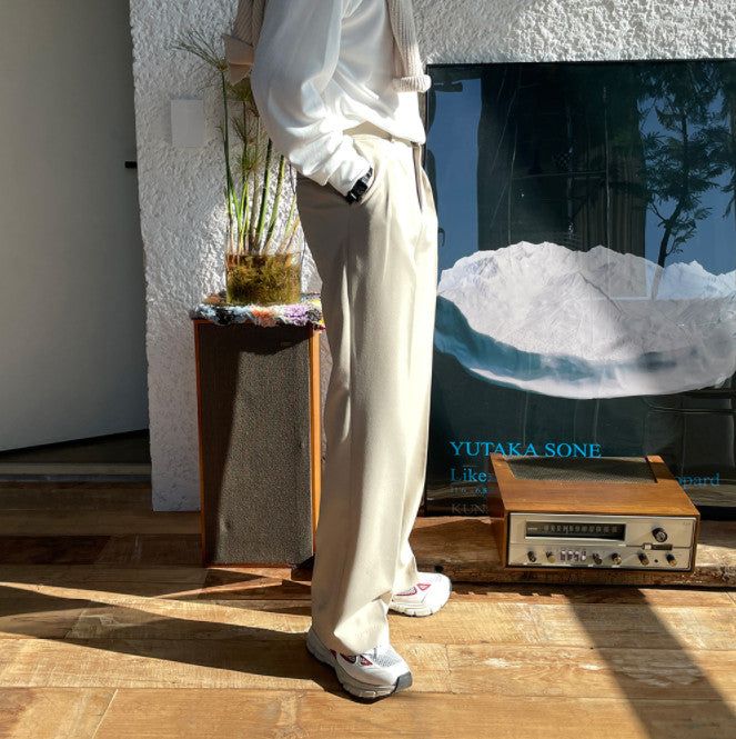 Mog Reverse Pintuck Slacks (4color)