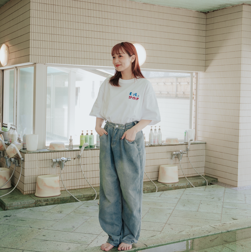 ふくだ  ビールとサウナ®刺繍Tshirt