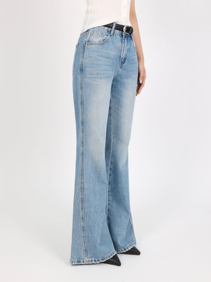 MID-WAISTLINE FLARE DENIM code 26209