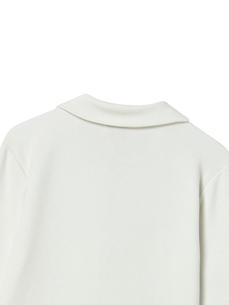 NY PATCH ZIP UP (IVORY)