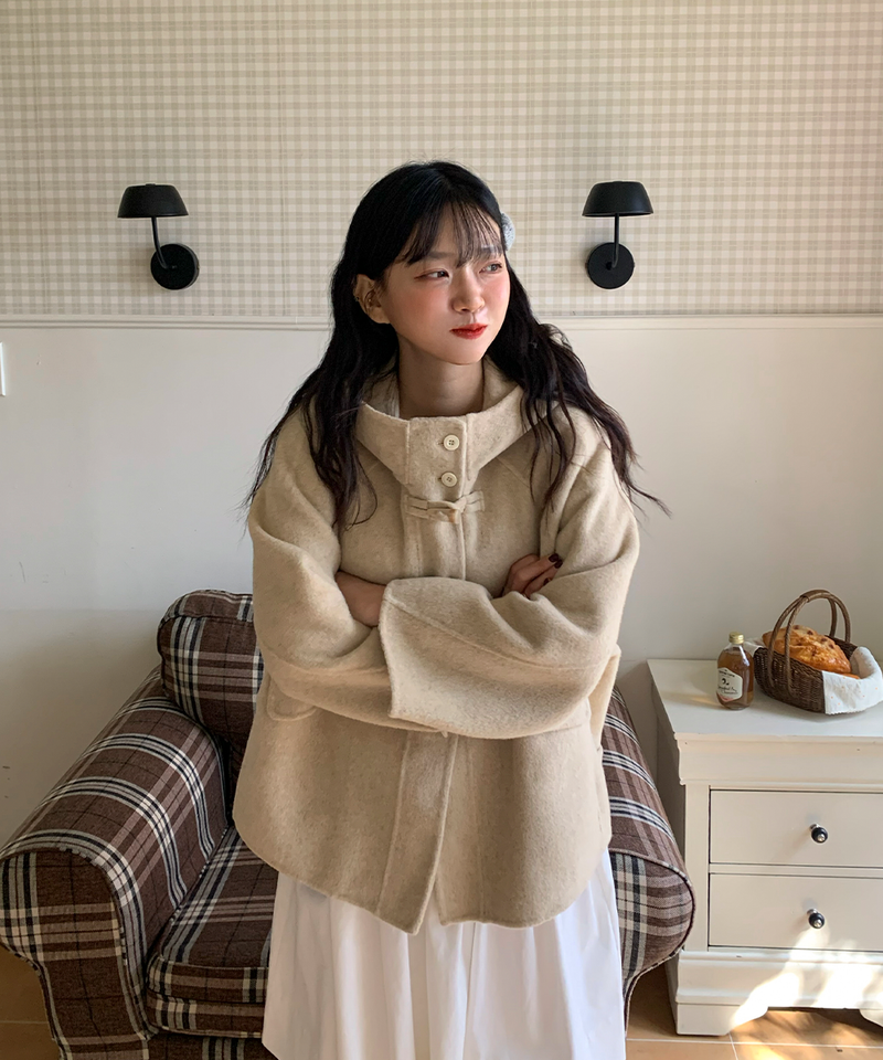 Duffle Half-Length Handmade Coat Jacket