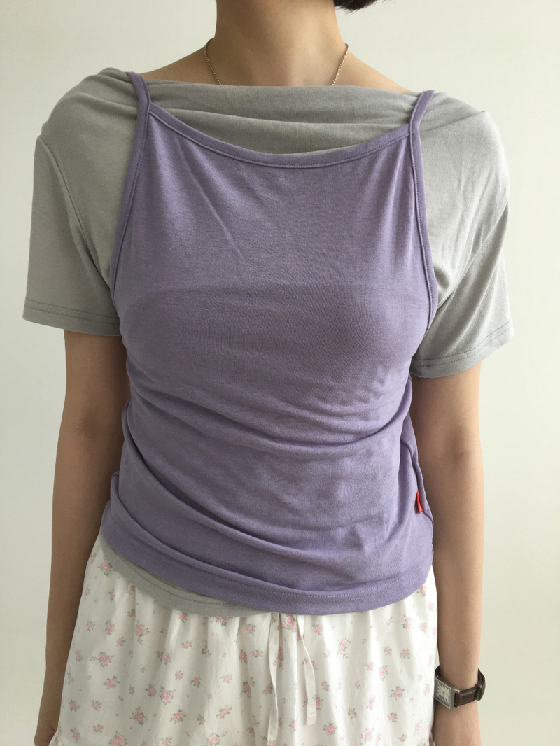 YWD LAYERED SLEEVELESS (5color)